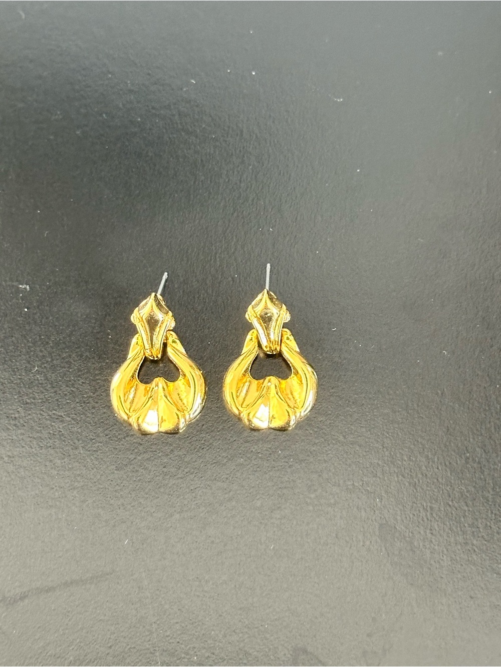 Gold-Tone Drop Hoop Earrings - Women Jewelry